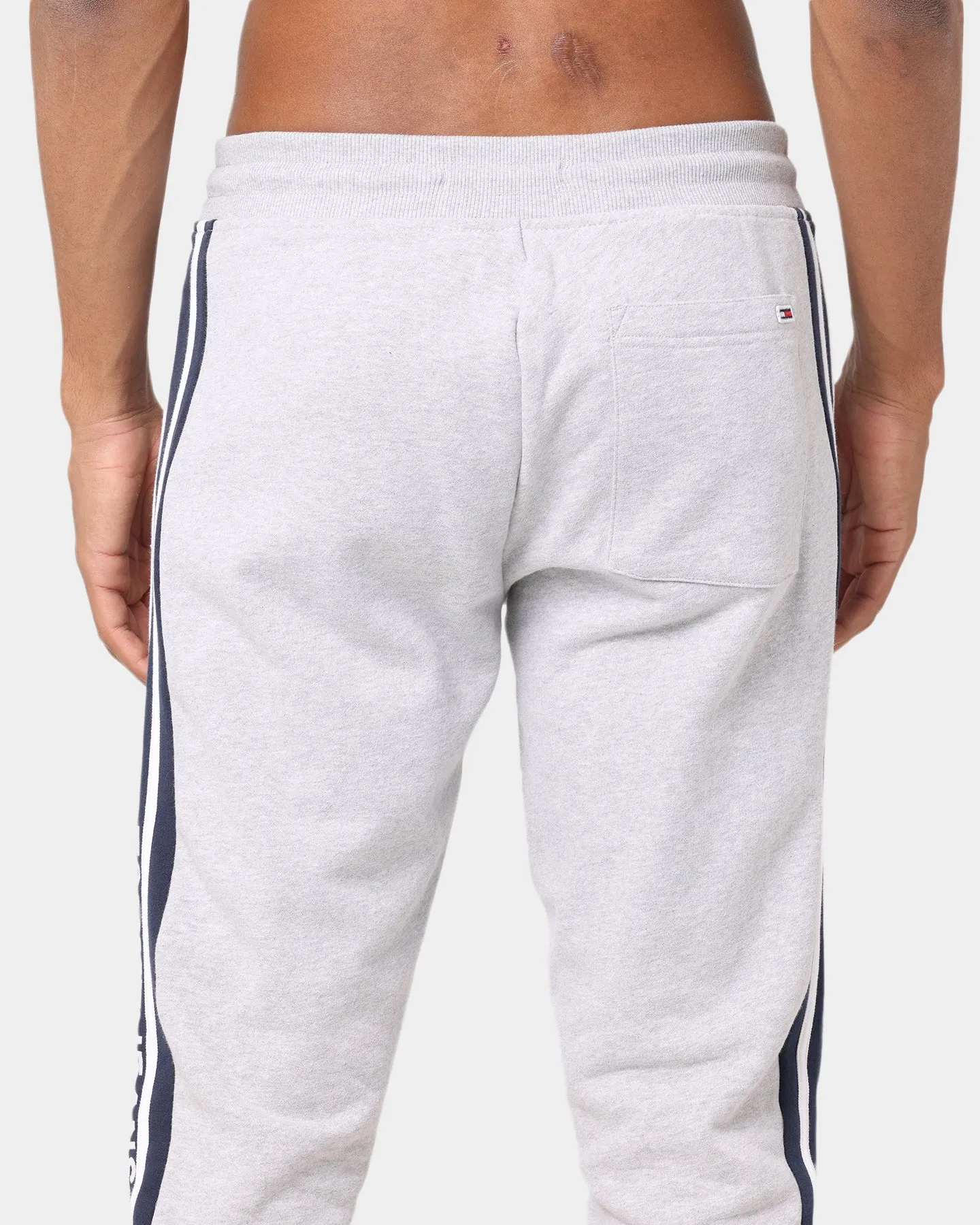 Tommy Jeans Rib Insert Track Pants Light Grey Heather