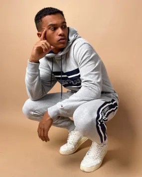 Tommy Jeans Rib Insert Track Pants Light Grey Heather