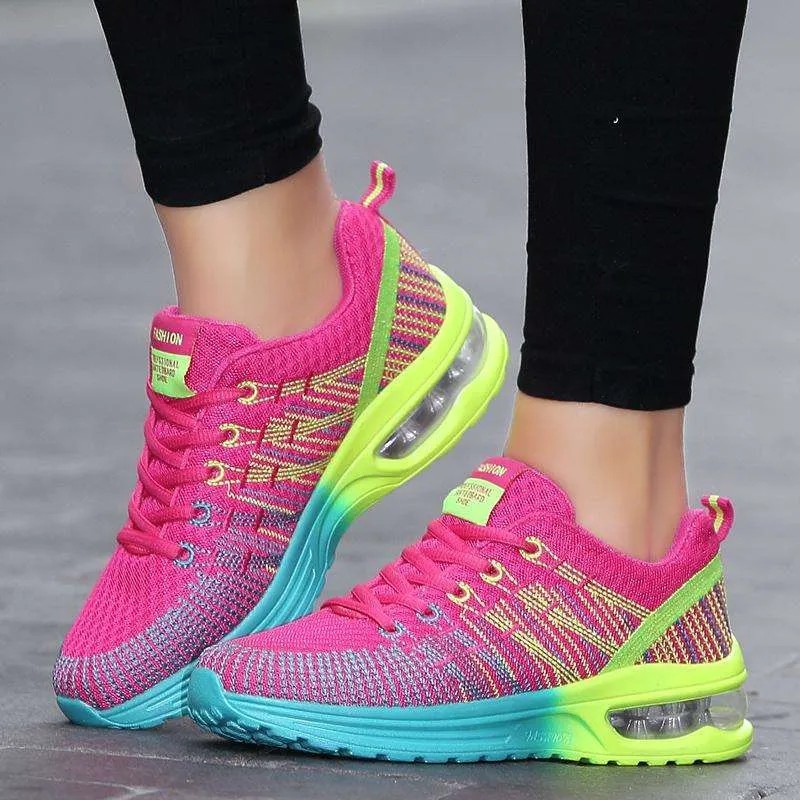 Women Breathable Running Shoes